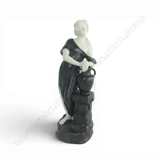 ART NOUVEAU WATER GIRL FIGURINE DESIGNED BY BERNARD BLOCH C1900 H350MM