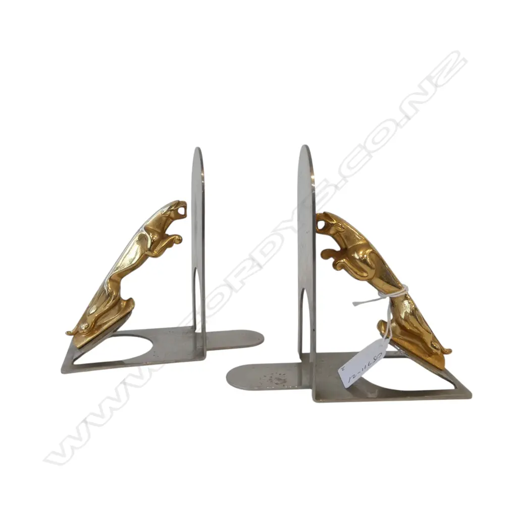 PR OF JAGUAR BOOKENDS H.140mm Image 1++