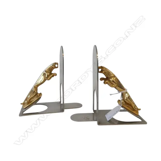 PR OF JAGUAR BOOKENDS H.140mm