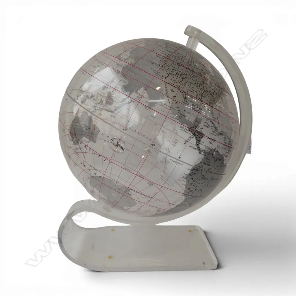 ACRYLIC GLOBE H.410mm, CRACK Image 1++