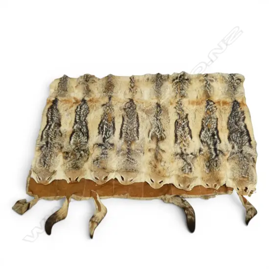 JACKAL FUR THROW 2400x2400mm APPROX