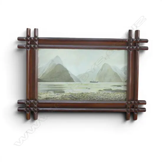 MILFORD SOUNDS PRINT 240x420mm IN OXFORD FRAME 425x610mm