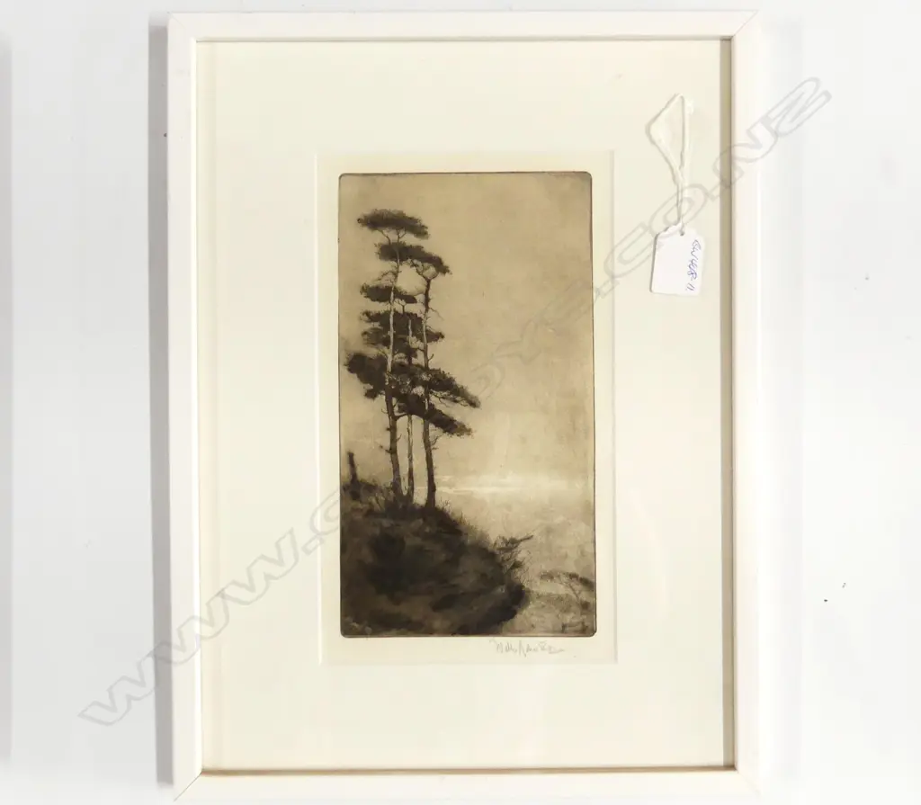 WILLIAM RAWSON (1965-1949 U.K.) DRYPOINT ETCHING 260 x 150mm Image 1++