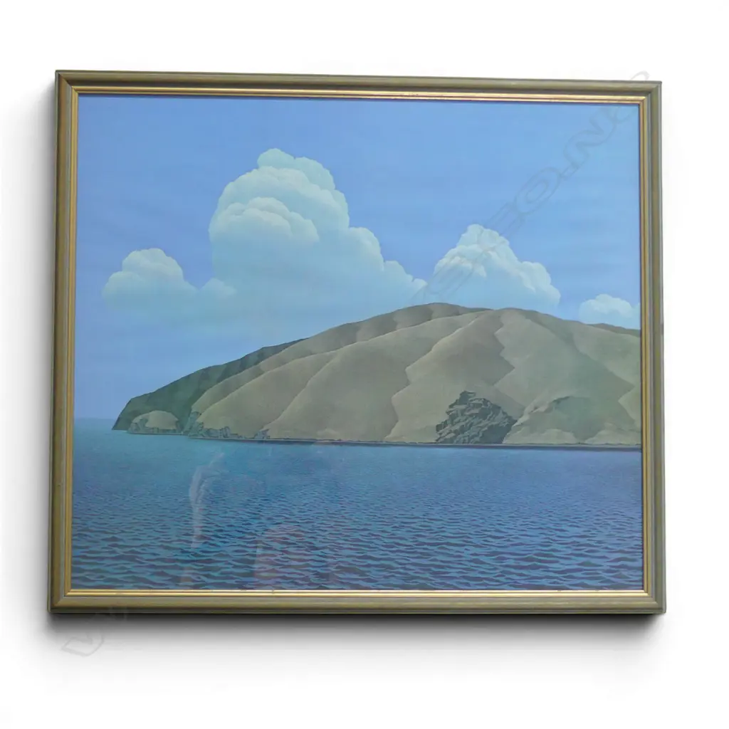 BRENT WONG, 'CLOUDS COAST SKY', COLOURED PRINT, 455 X 520MM Image 1++