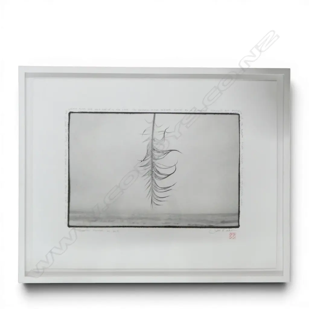 JACKIE RANKEN, DANCING FEATHER No.2, PRINT, SIGNED & DATED 2013, 610x790mm Image 1++