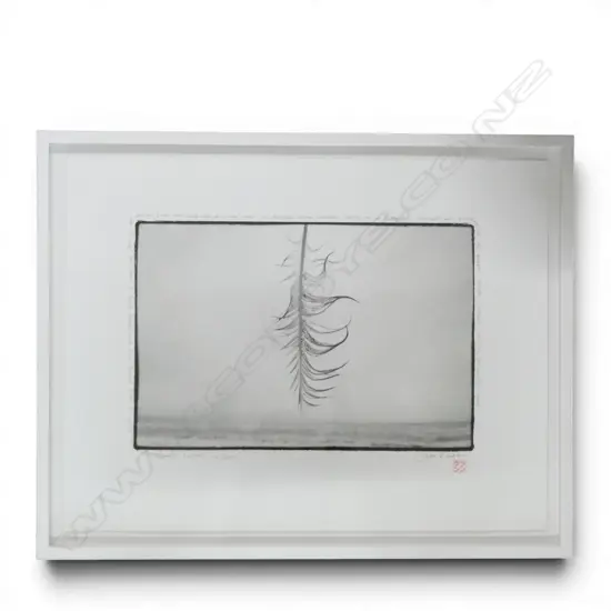 JACKIE RANKEN, DANCING FEATHER No.2, PRINT, SIGNED & DATED 2013, 610x790mm