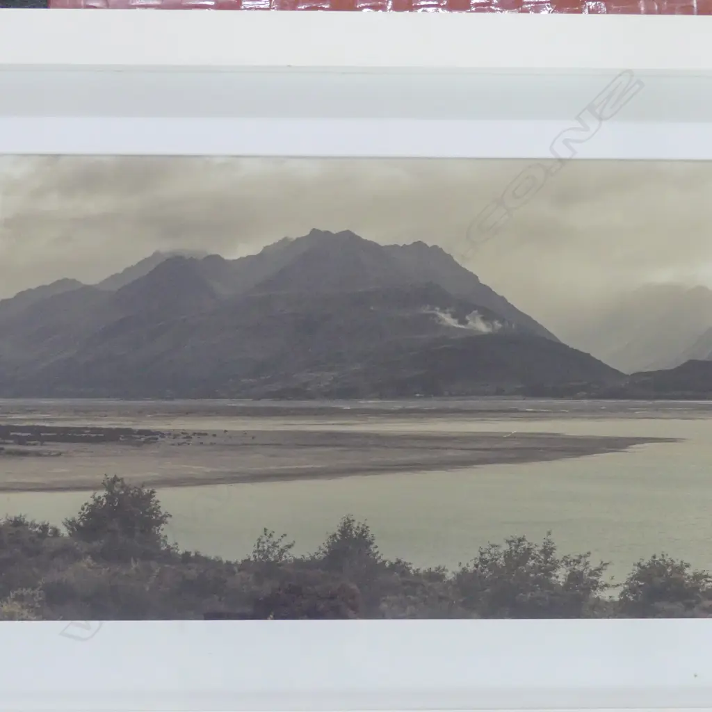 CHRIS BURKS, SOUTH ISLAND, PHOTOGRAPH, SIGNED, 360x1160mm Image 1++