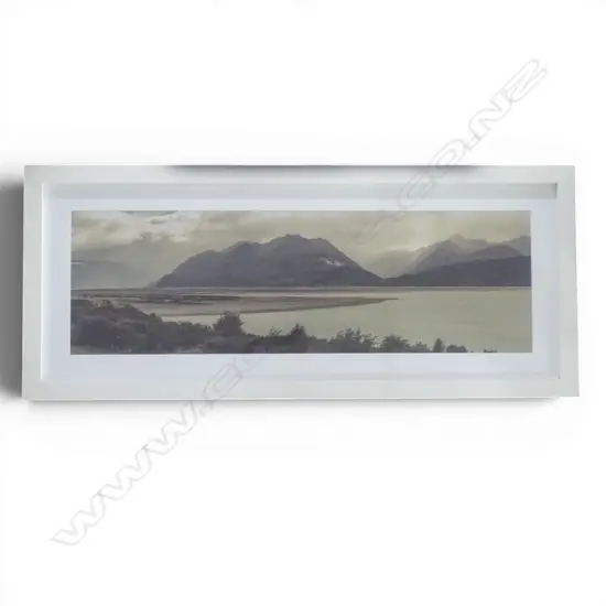 CHRIS BURKS, SOUTH ISLAND, PHOTOGRAPH, SIGNED, 360x1160mm