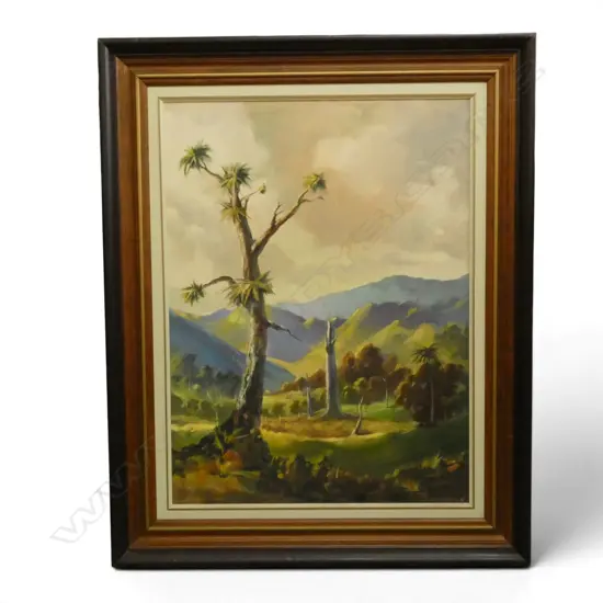 HEINZ BOEHKNE OIL ON BOARD ‘THE CENTENNIALS OF KING COUNTRY’ 600X400MM