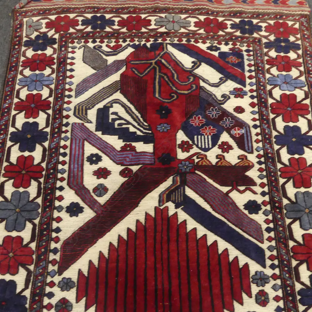 HAND KNOTTED MIXED PILE RUG 1800x1300mm Image 1++