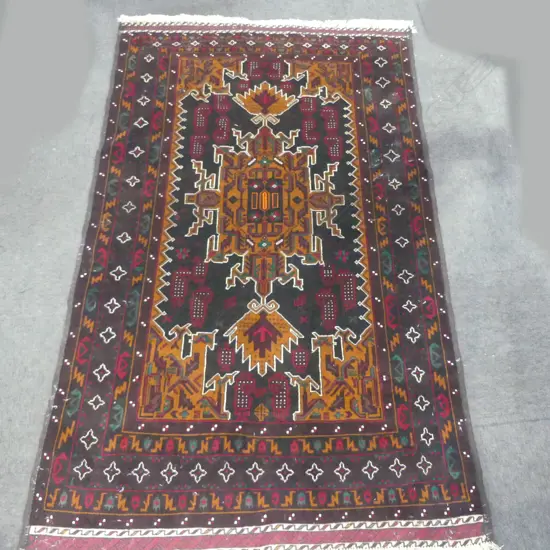 BALUCHI HAND KNOTTED ALL WOOL RUG 2160x1300mm