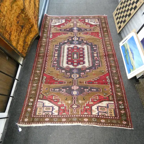 HAND KNOTTED ALL WOOL RUG 2000x1250mm