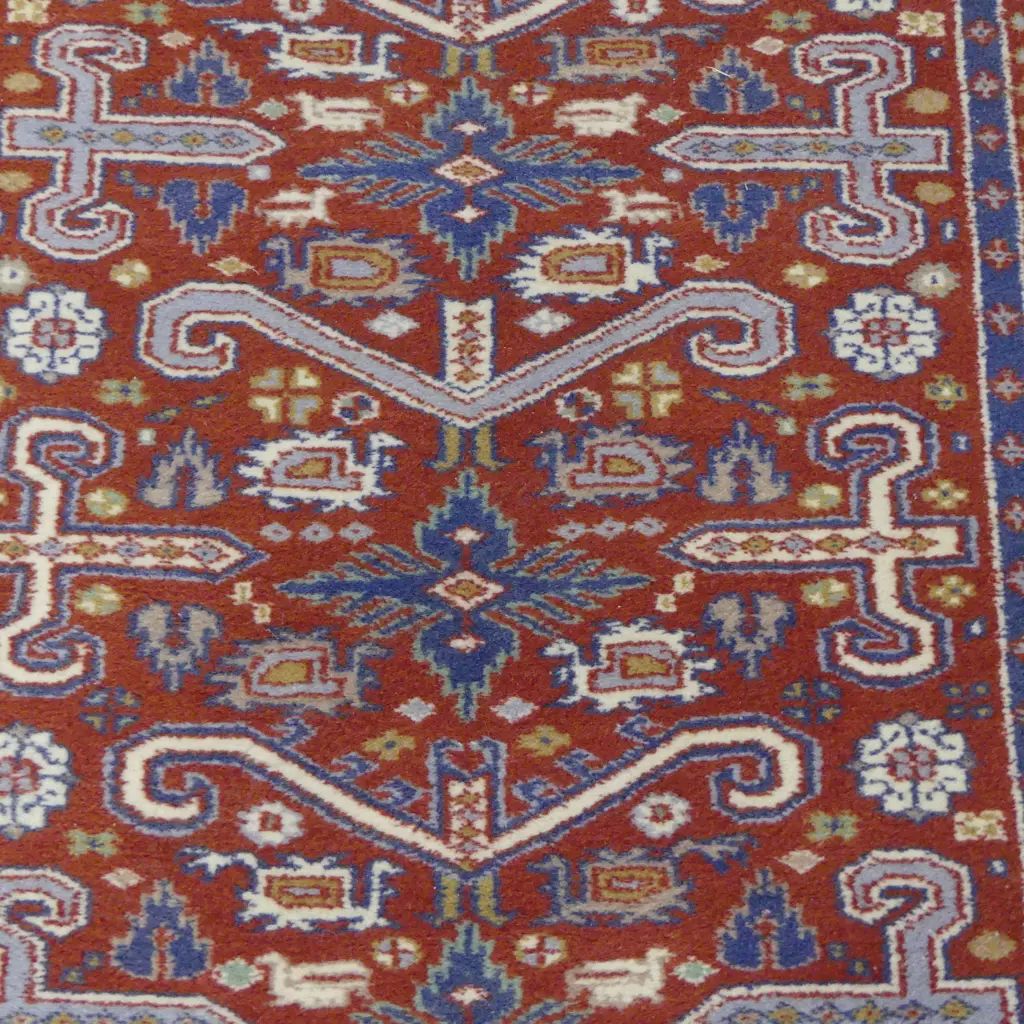 HAND KNOTTED WOOL PILE RUG 1250x850mm Image 1++