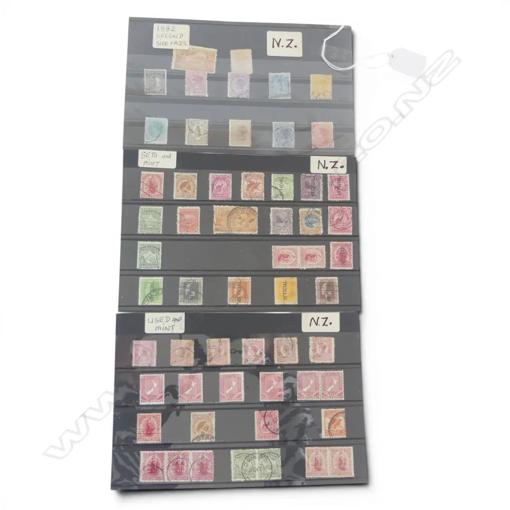3 NZ STAMP 1/2 SHEETS Image 1++