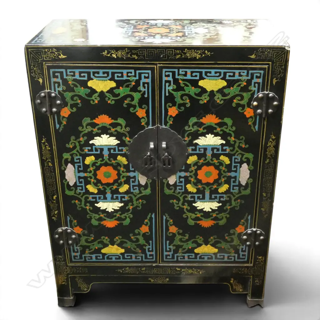 ORIENTAL LACQUER CABINET 580x280x770mm Image 1++