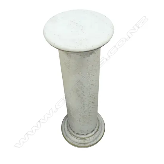 WHITE CERAMIC COLUMN PLINTH H.795mm