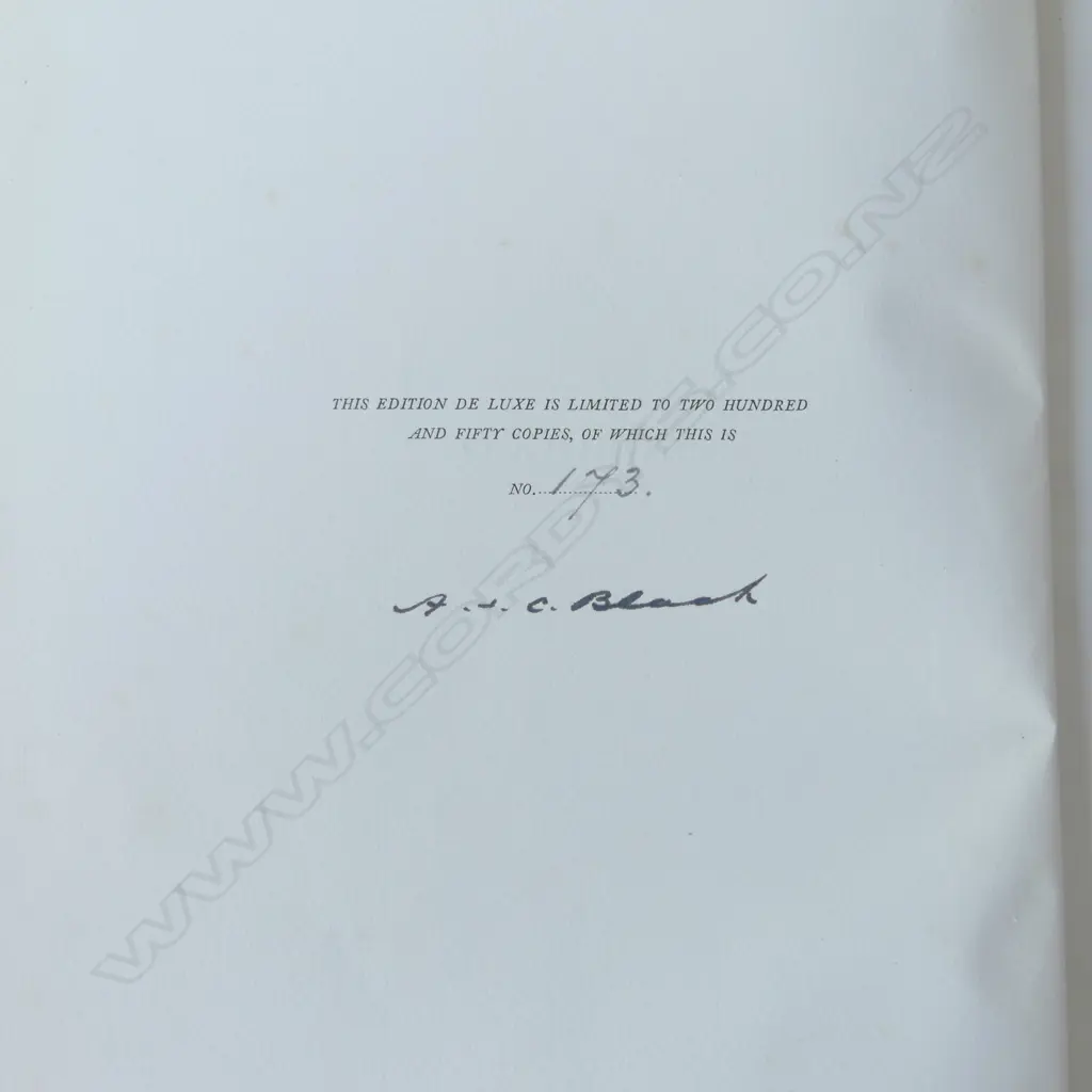 1904 BOOK 'MOROCCO' 'PAINTED BY A.S. FORREST DESCRIBED BY S.L. BENSUSAN' Ltd Ed.173/250. Some foxing uncut edges Image 1++