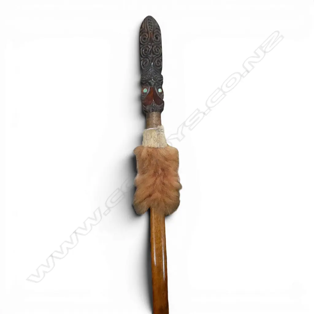 CARVED WOODEN TAIAHA, L.126mm Image 1++
