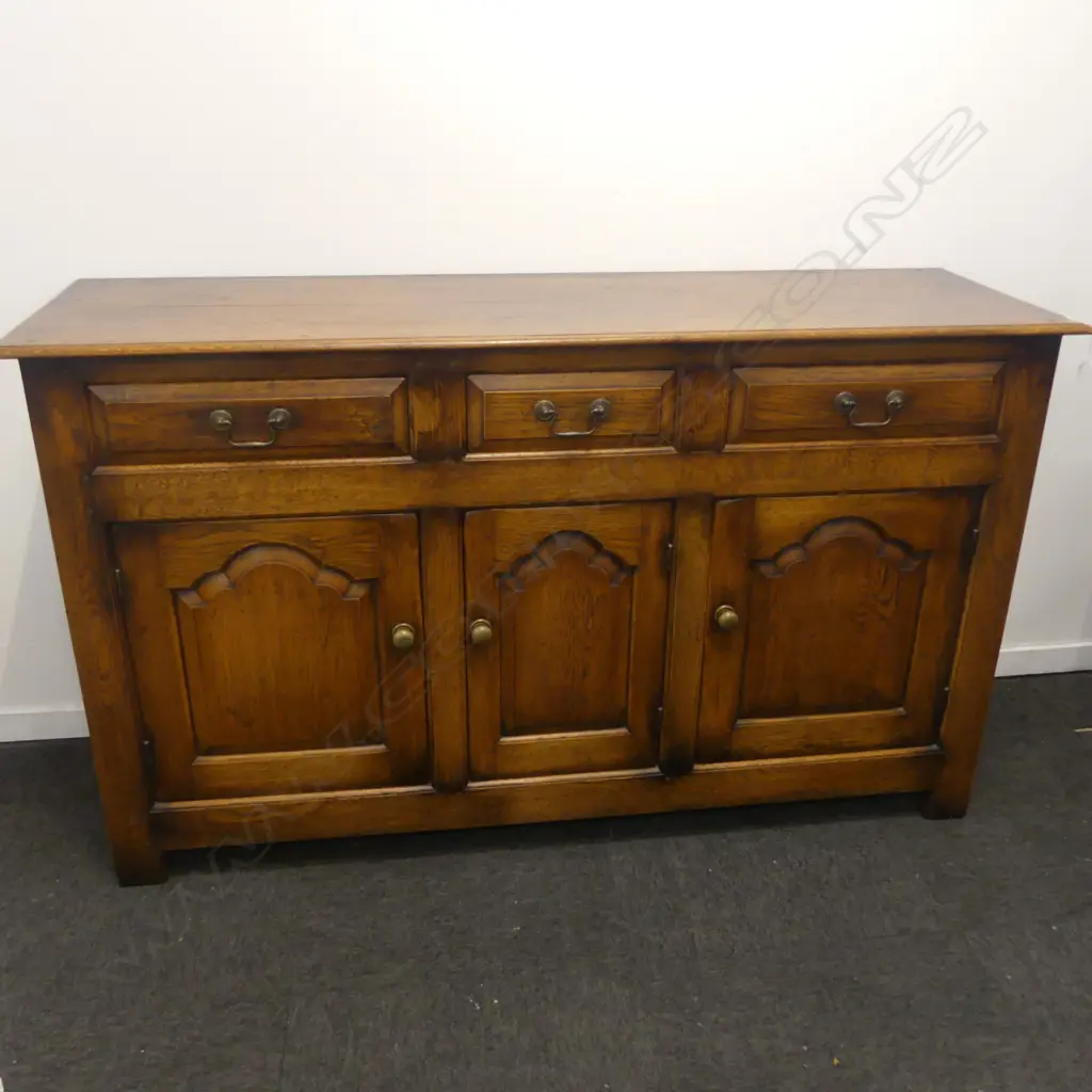 QUALITY OAK SIDE BOARD 1510x465x875mm Image 1++