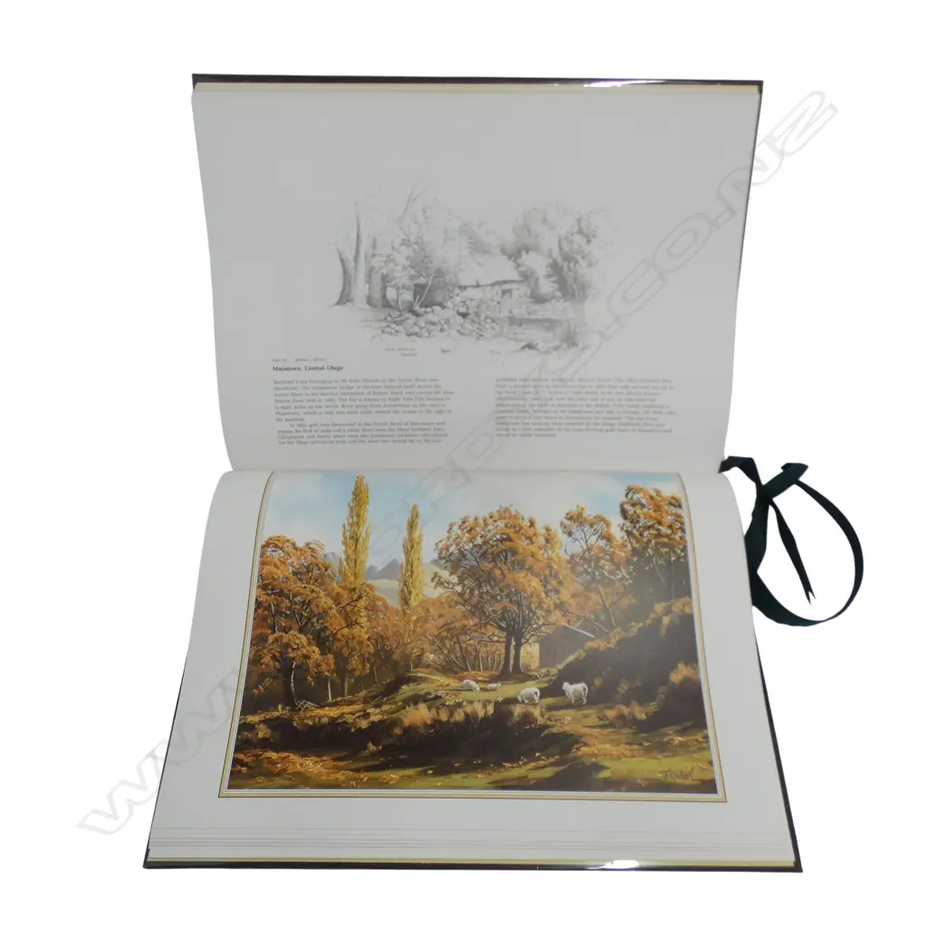 JONATHAN WHITE'S LTD ED. LGE BOOK 'NEW ZEALAND'. Boxed. Ed. 282/350. Pub.1985. Incl. list of subscribers Image 1++