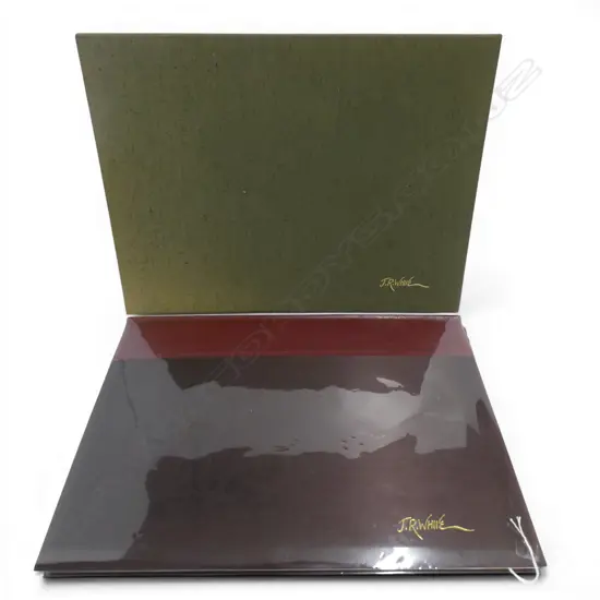 JONATHAN WHITE'S LTD ED. LGE BOOK 'NEW ZEALAND'. Boxed. Ed. 282/350. Pub.1985. Incl. list of subscribers