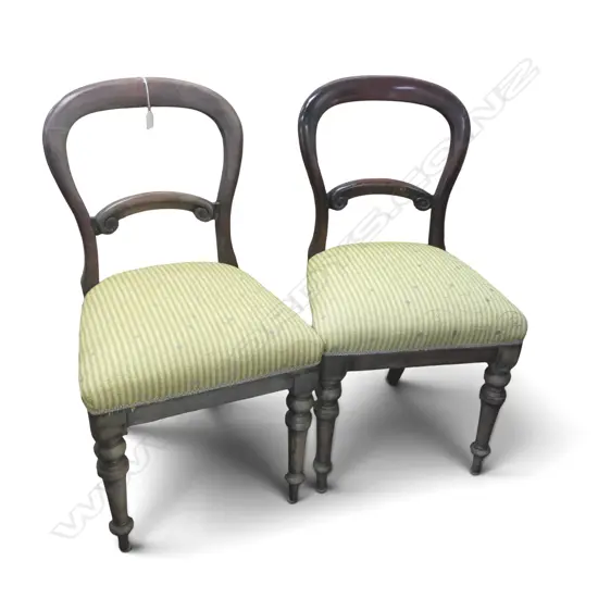 2 VICTORIAN DINING CHAIRS