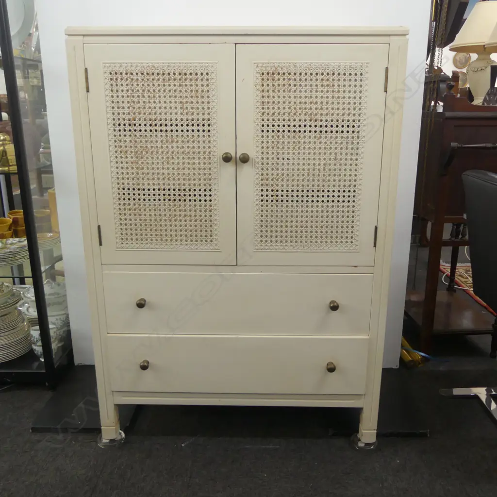 WHITE PAINTED CABINET 790x430x1105mm Image 1++