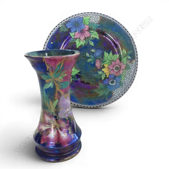 MALING PLATE & VASE H.190mm