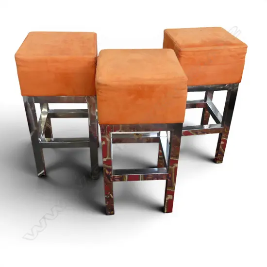 3 KITCHEN STOOLS 350x350x750mm