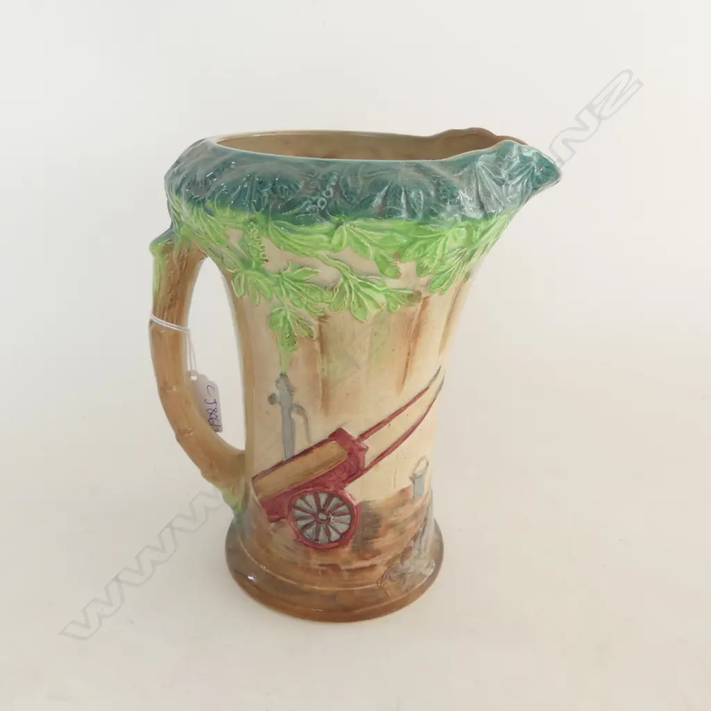 BURLEIGH WARE 'THE VILLAGE BLACKSMITH' JUG H.215mm Image 1++