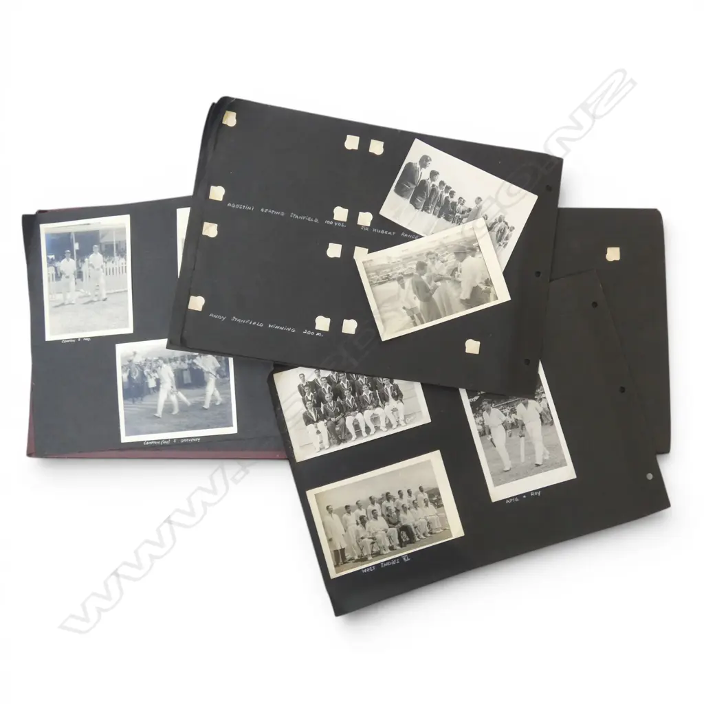 PHOTO ALBUM; WEST INDIES CRICKET TEAM 1952-53 Image 1++