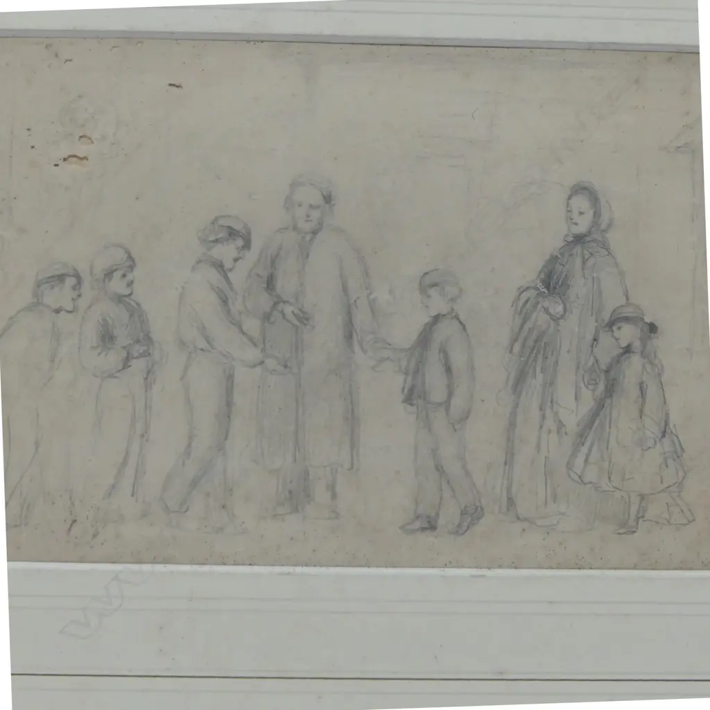 GROUP OF ASST. 18TH C /19TH C. DRAWINGS INCL VALENTINE BROMLEY, SAMUEL JACKSON, ETC & 1940s CHINESE LANDSCAPE SCROLL Image 1++