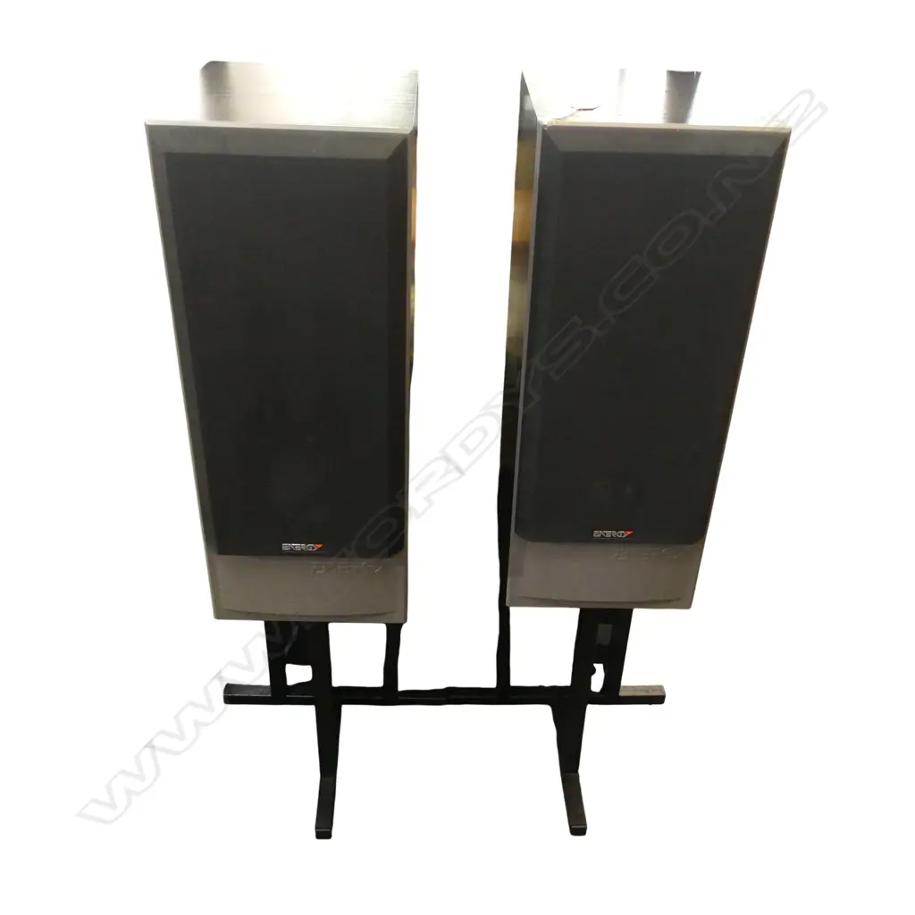 PR OF ENERGY STEREO SPEAKERS W. STANDS MODEL 4.1E  Image 1++