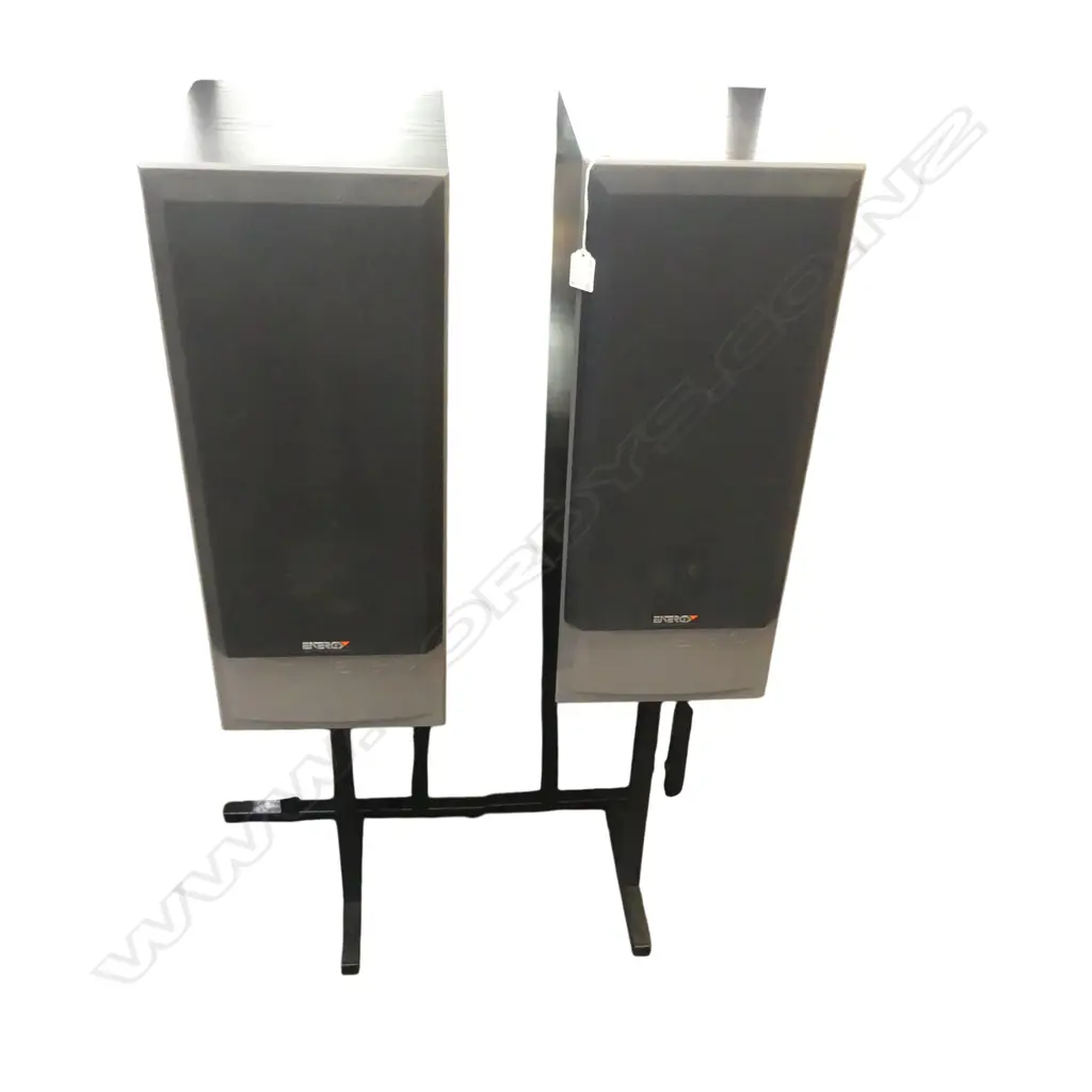 PR OF ENERGY STEREO SPEAKERS W. STANDS MODEL 4.1E  Image 1++