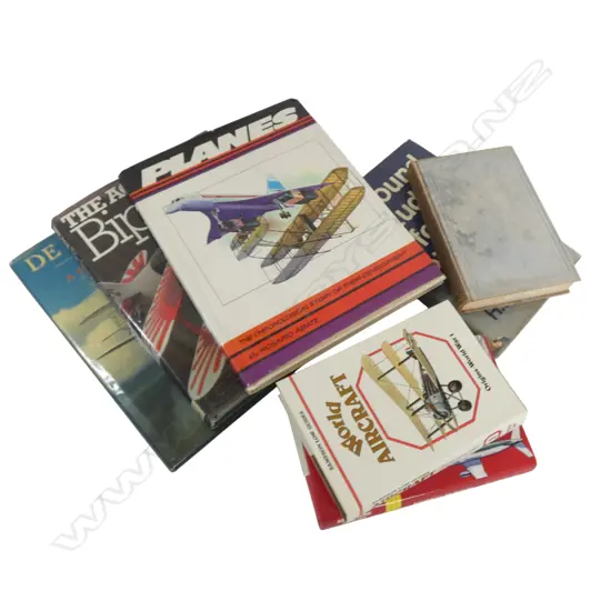 7 VINTAGE AVIATION RELATED BOOKS – AIRLINES FROM 1919 ETC 