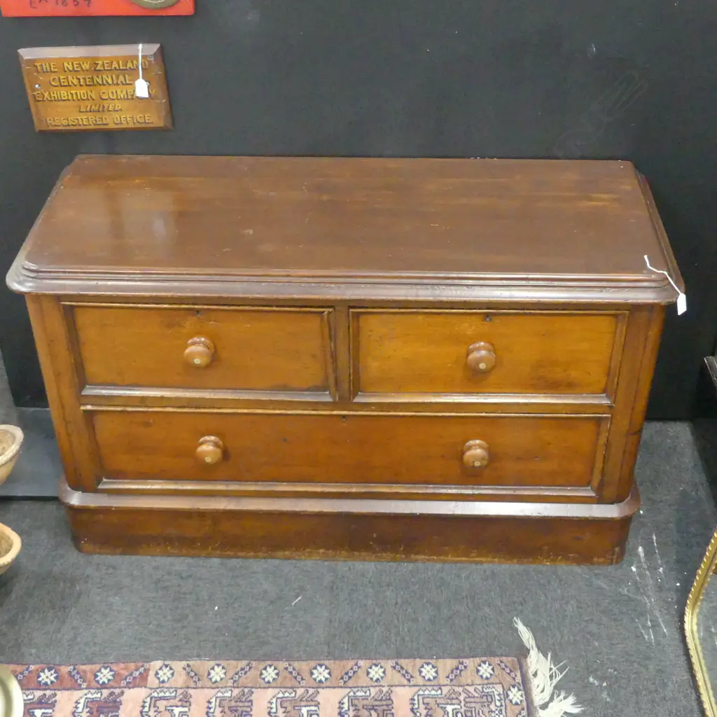 ANTIQUE CHEST OF DRAWERS 1200x460x715mm Image 1++