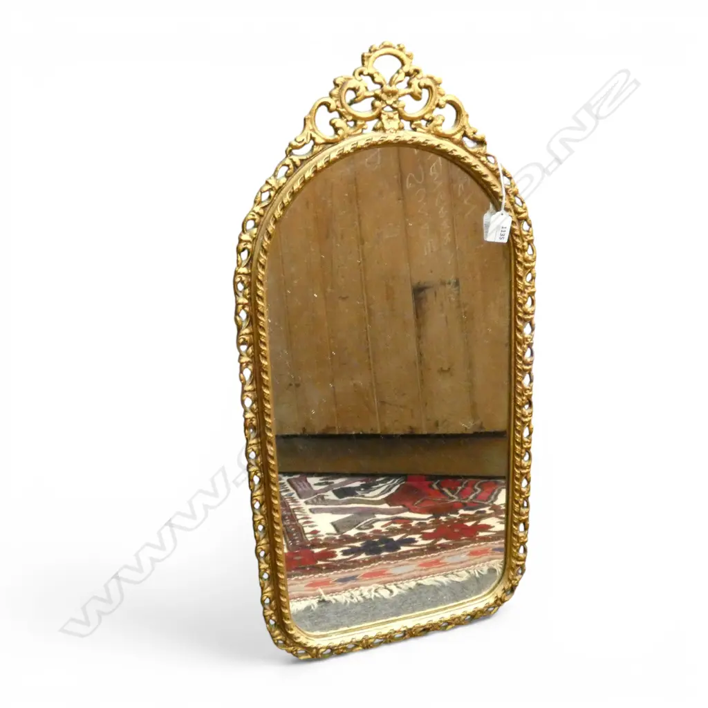 DECORATIVE GOLD MIRROR 750 X 355MM Image 1++