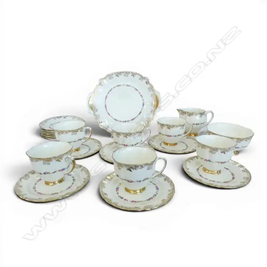ASST. ROYAL DOULTON FLORAL & GILT CHINA