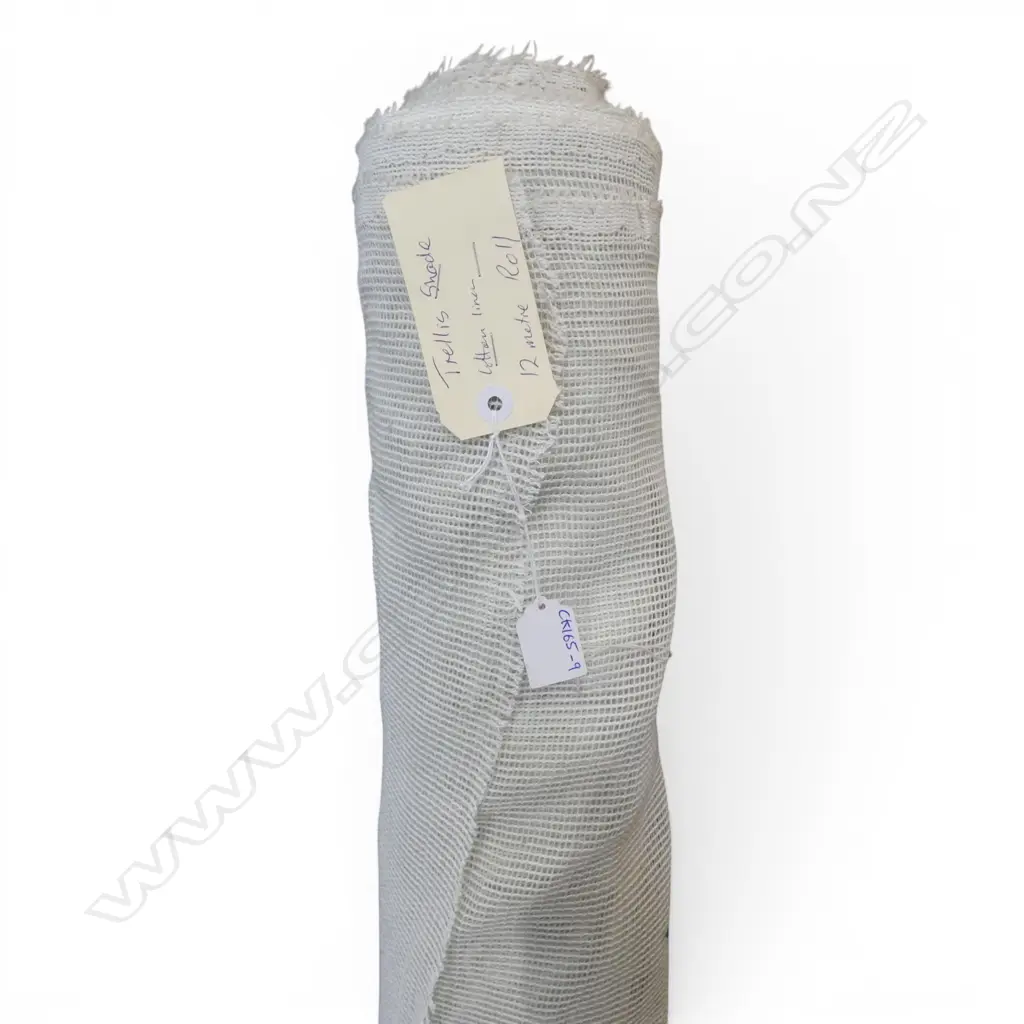 FABRIC BOLT; TRELLIS SHADE, COTTON LINEN, 12M Image 1++