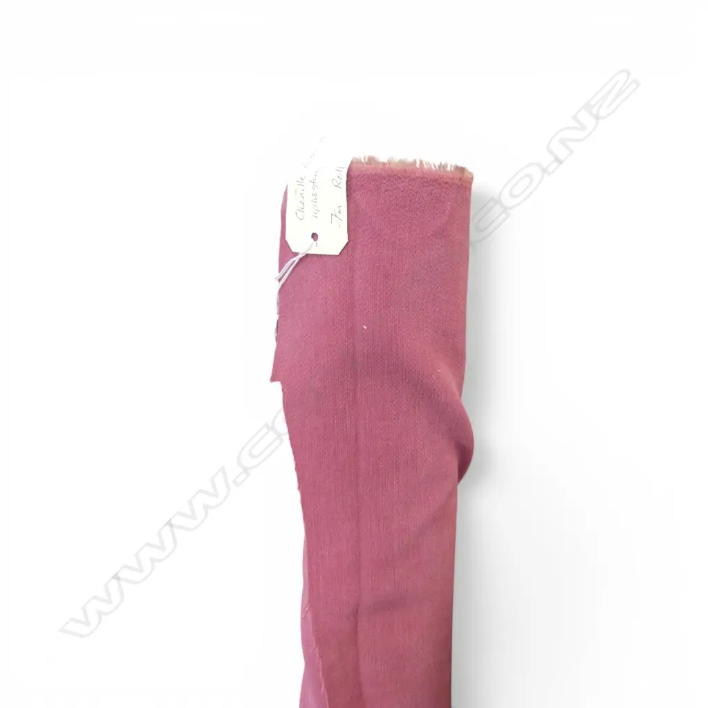 FABRIC BOLT; CHENILLE FUCHSIA, UPHOLSTERY, 7M Image 1++