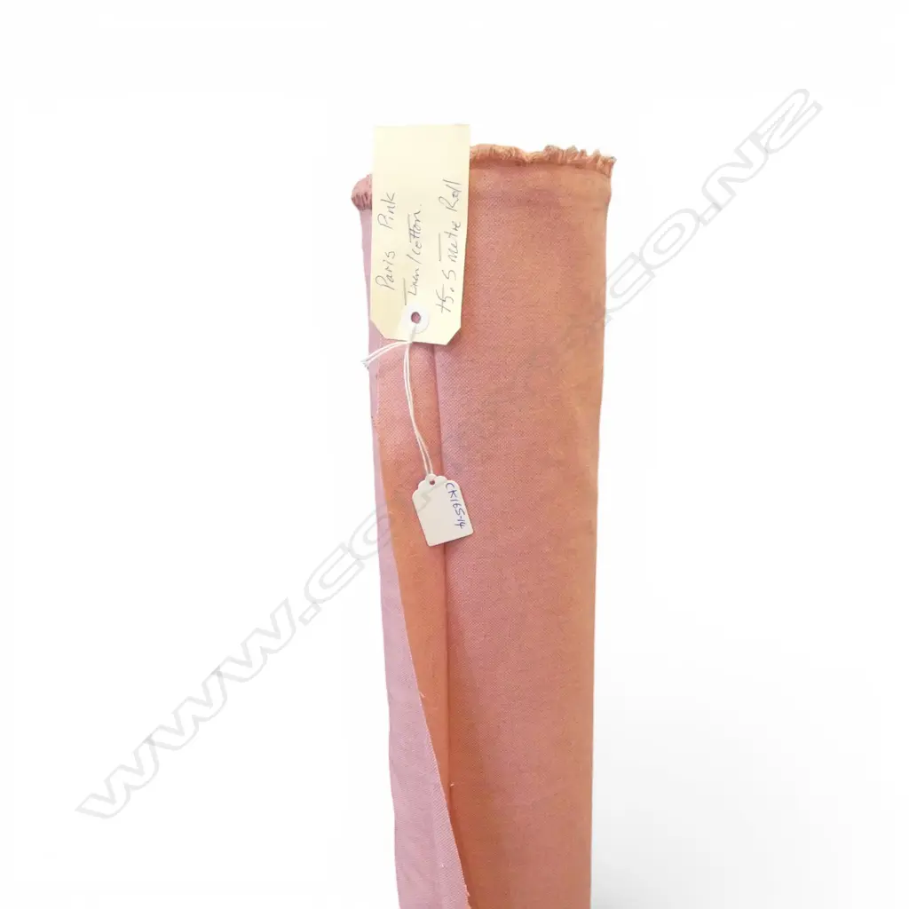 FABRIC BOLT; PARIS PINK, LINEN/COTTON, 15.5M Image 1++