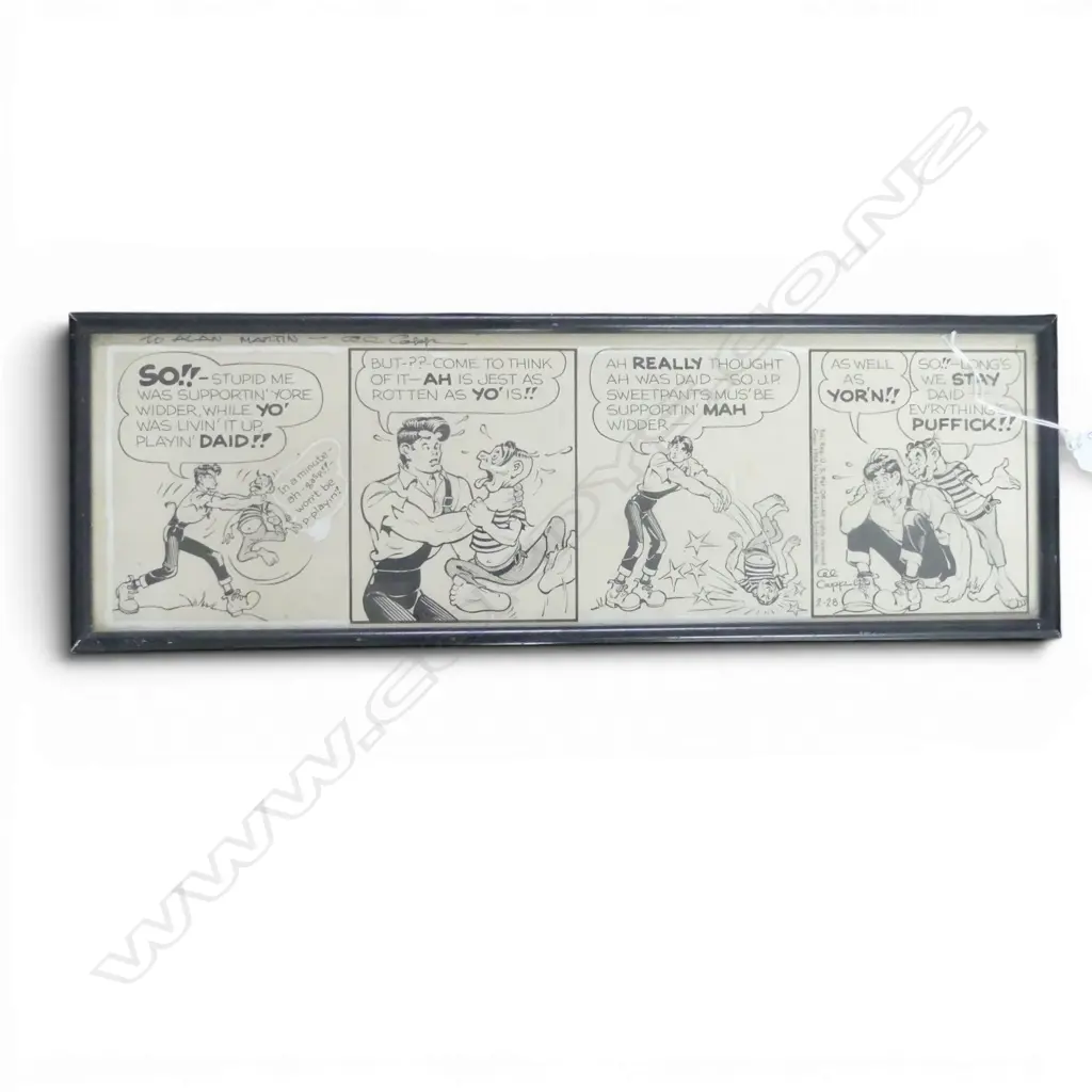 AL CAPP ORIGINAL CARTOON 150x495mm Image 1++