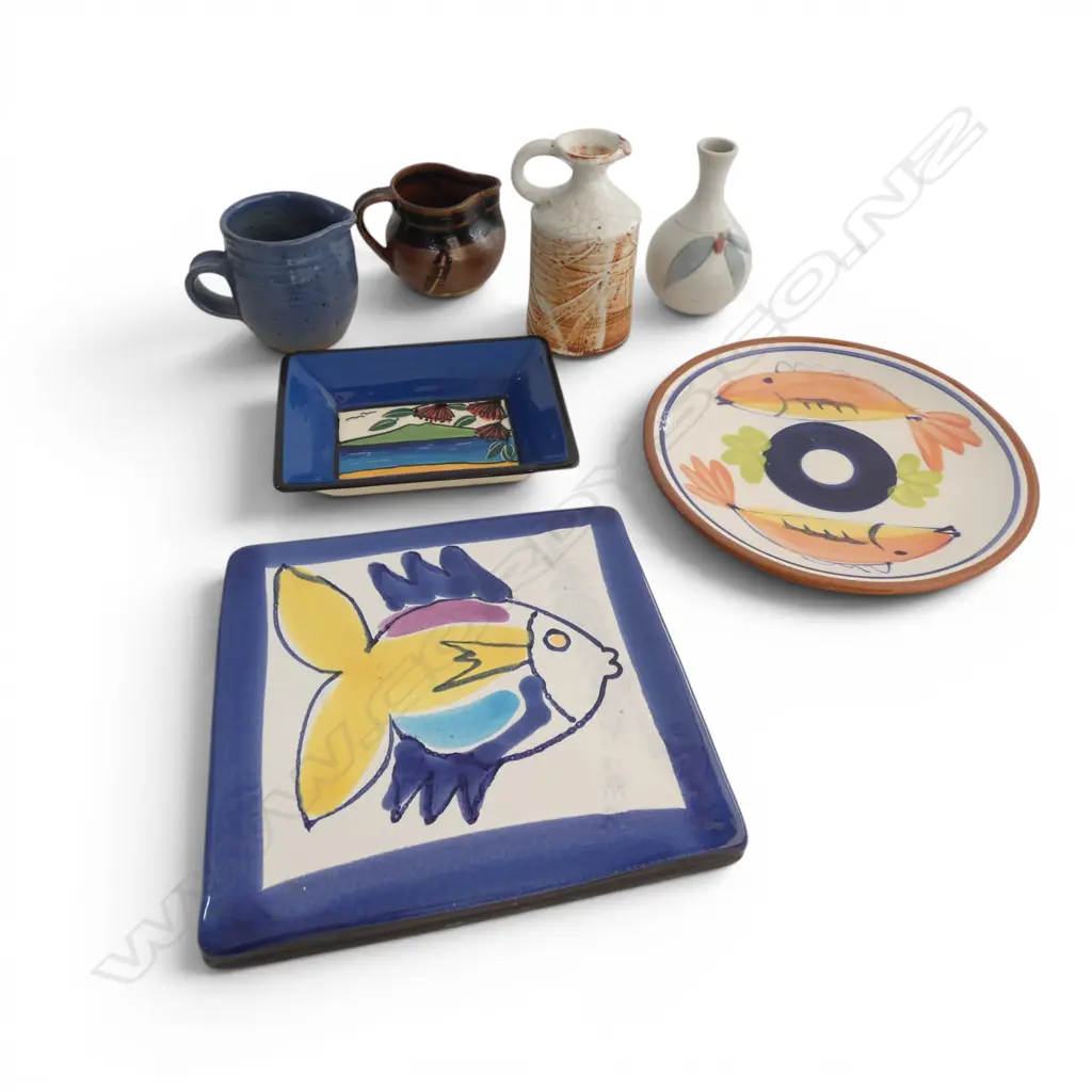 7 PCES STUDIO POTTERY Image 1++