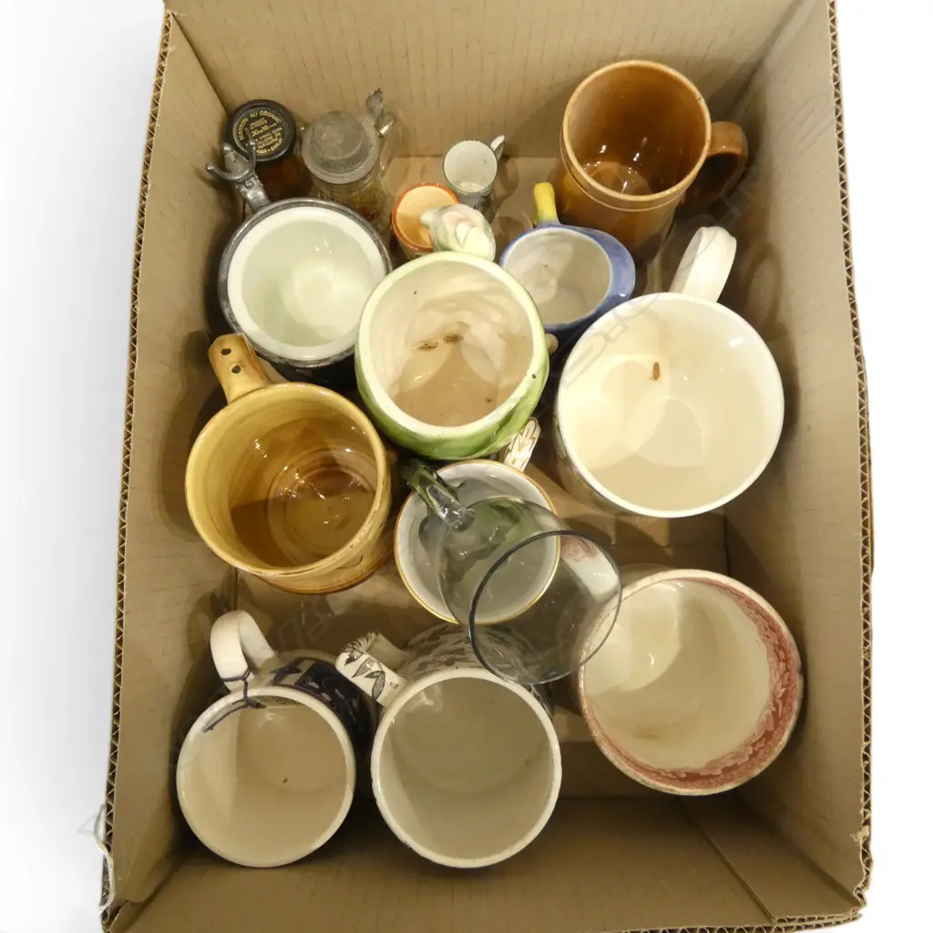 15 ASST. MUGS INCL. ERIC RAVILIOUS 1953 CORONATION MUG Image 1++