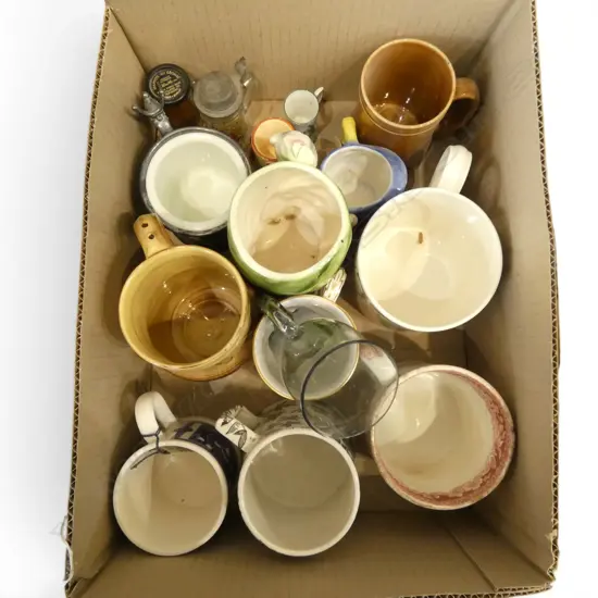 15 ASST. MUGS INCL. ERIC RAVILIOUS 1953 CORONATION MUG
