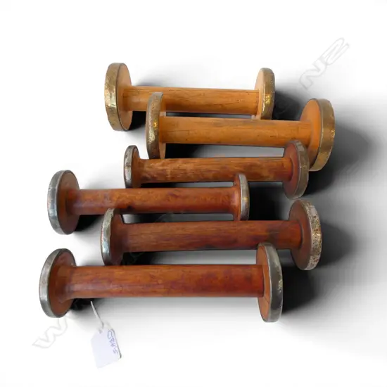 6 VINTAGE SPOOLS 225mm