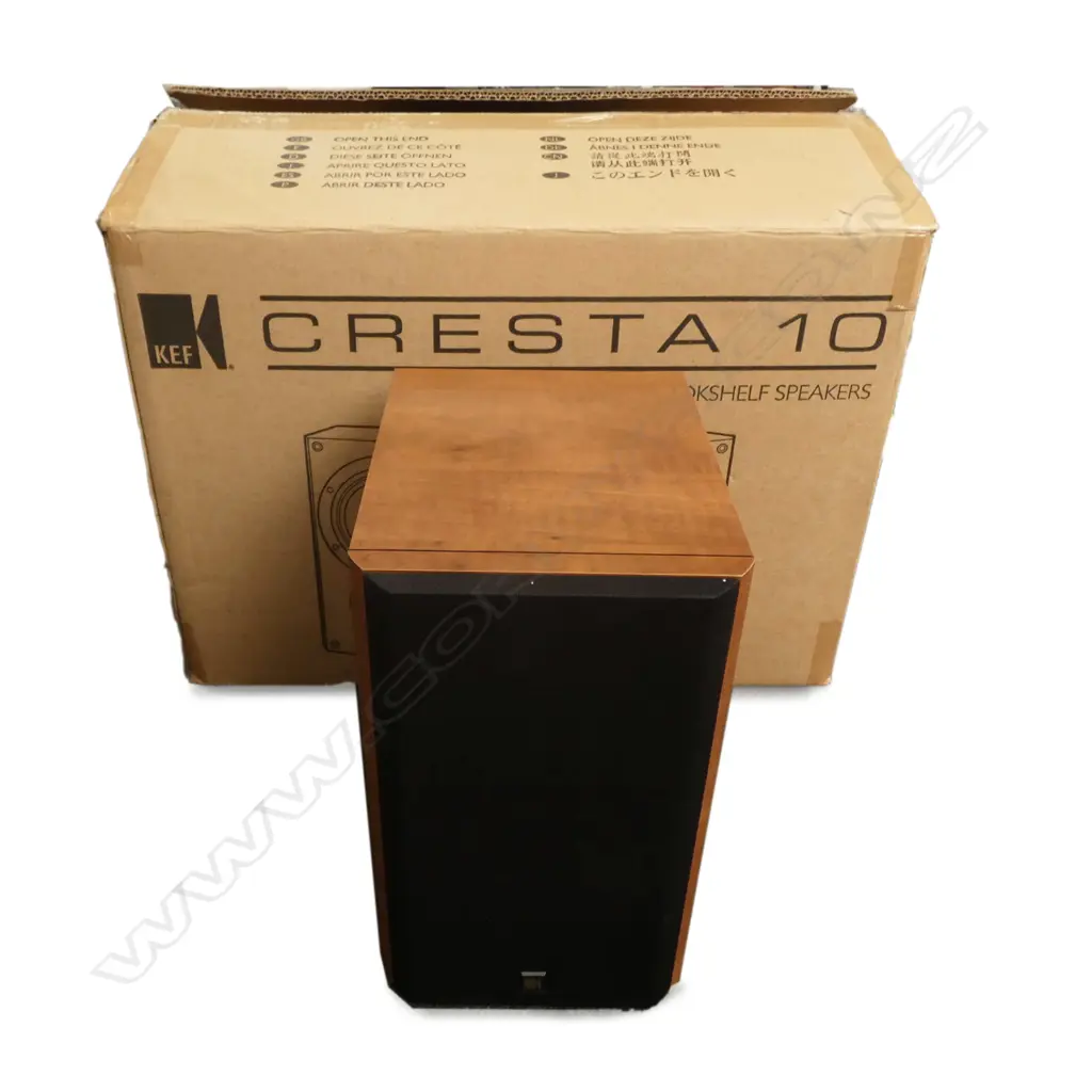 PR OF KEF CRESTA 10 SHELF SPEAKERS IN BOX as new Image 1++