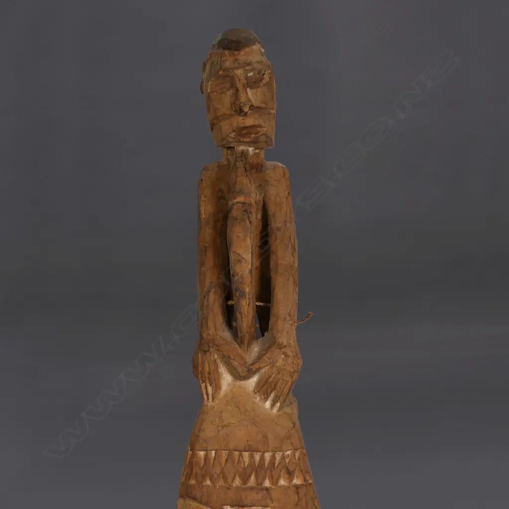 PNG large wooden scoop, anthropomorphic handle, L.900mm Image 1++
