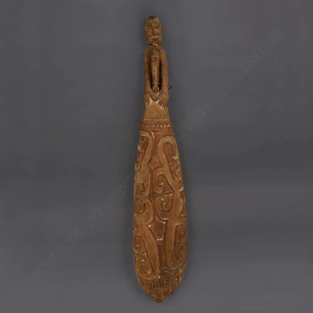 PNG large wooden scoop, anthropomorphic handle, L.900mm Image 1++