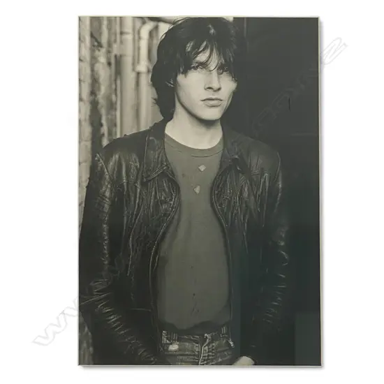 Murray Cammick (1953-) 'Ronnie Recent of Scavengers and Marching Girls 1978', c.2002, photographic print, framed, 37 x 2